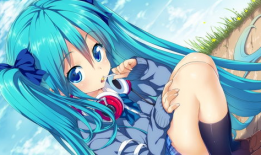 动漫美女露内裤